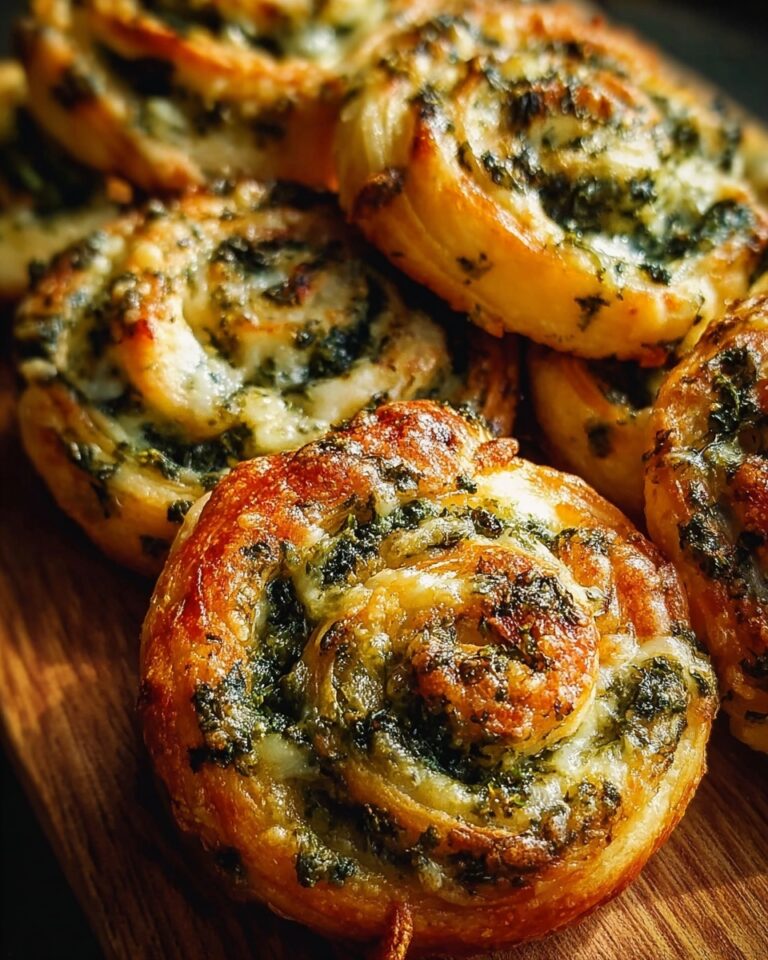 Cheese and Spinach Pinwheels Recipe
