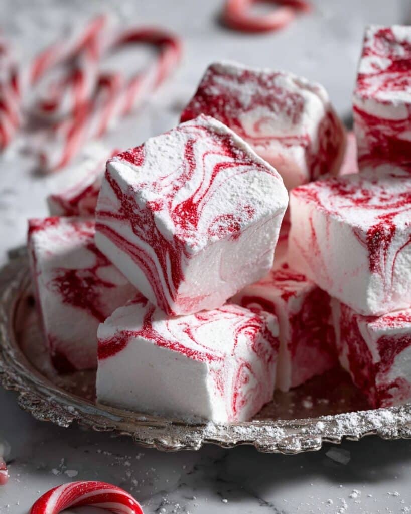 Candy Cane Marshmallows Recipe