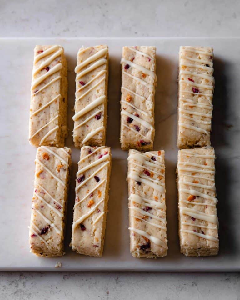 Orange Cranberry Shortbread Cookies Recipe