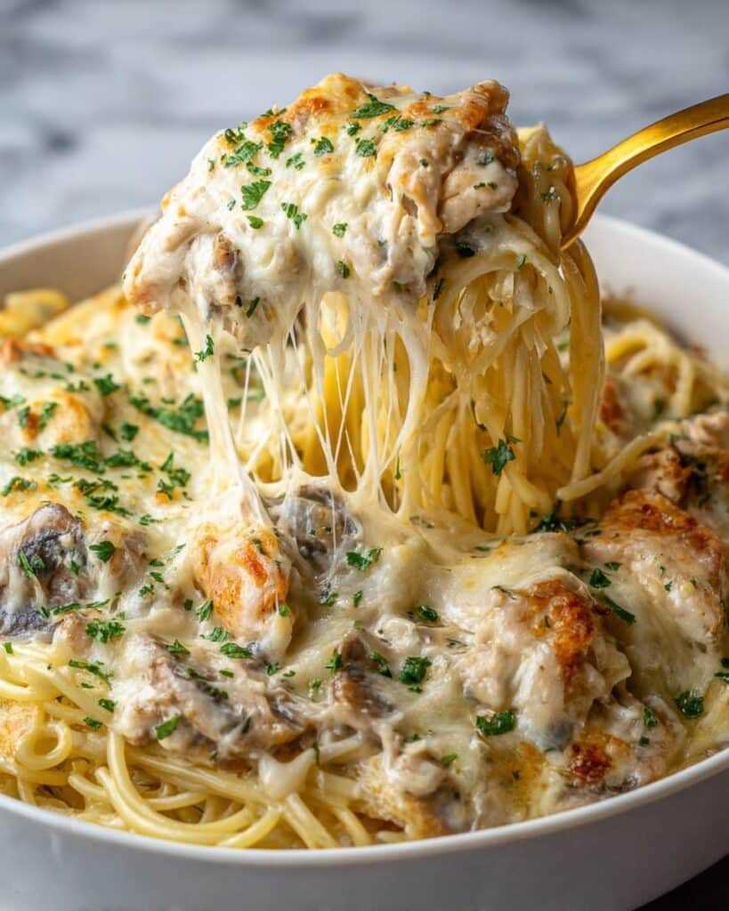 Easy Chicken Tetrazzini Pasta Recipe