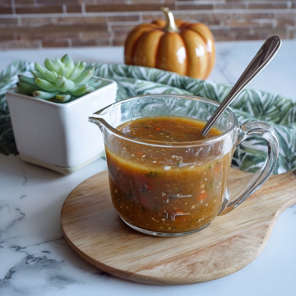 A large white bowl filled with thick, brown soup has a spoon lifting some of the soup above the bowl, showing its chunky texture and a drop falling back in. In front of the bowl are two small, smooth pumpkins with brown stems, one white and one light peach with dark speckles. To the left of the pumpkins is a small square white pot holding a green succulent plant. The items rest on a white marbled textured surface with some fabric partially visible. photo taken with an iphone --ar 4:5 --v 7