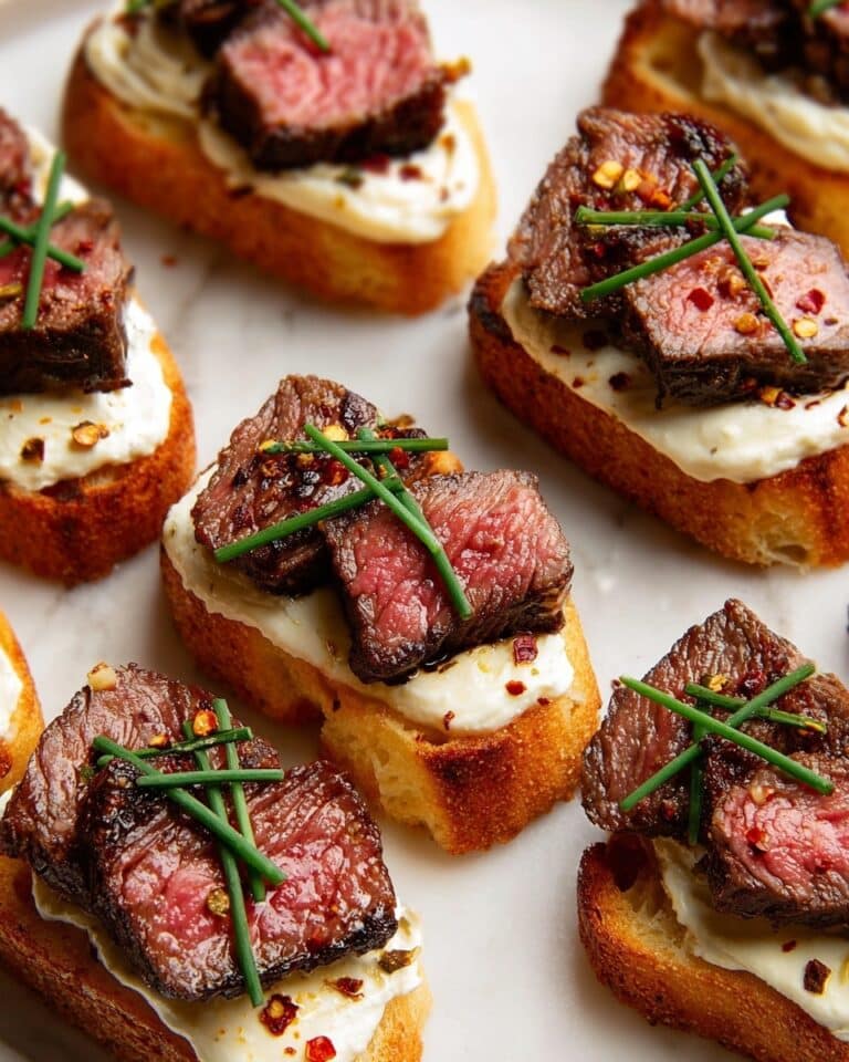 Burrata and Steak Crostini Recipe