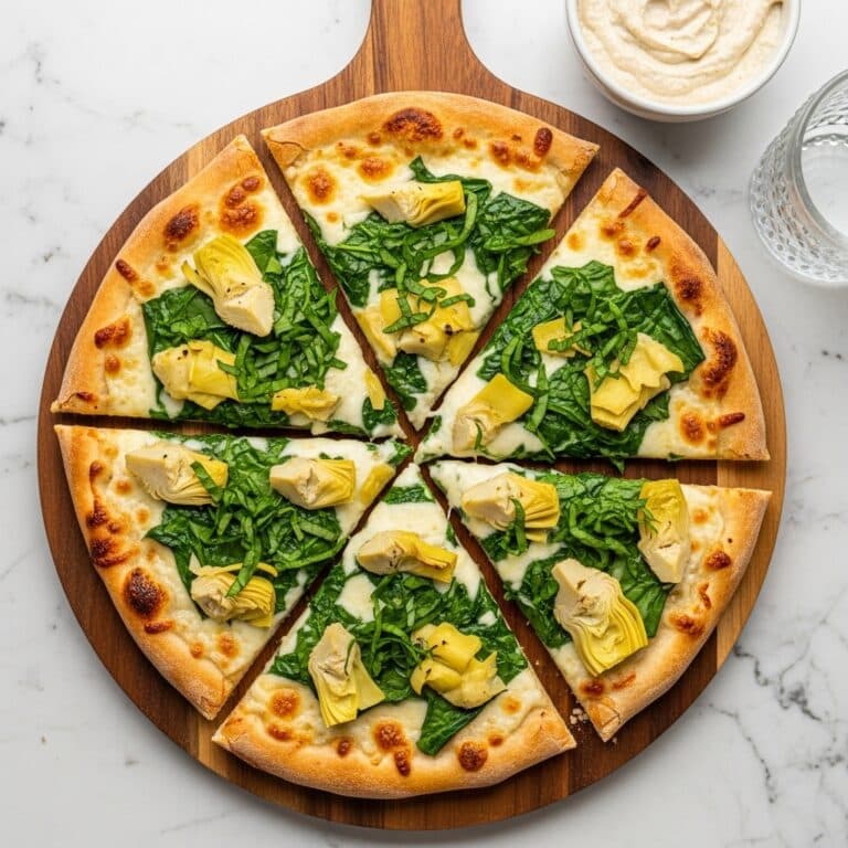 Spinach Artichoke Pizza Recipe