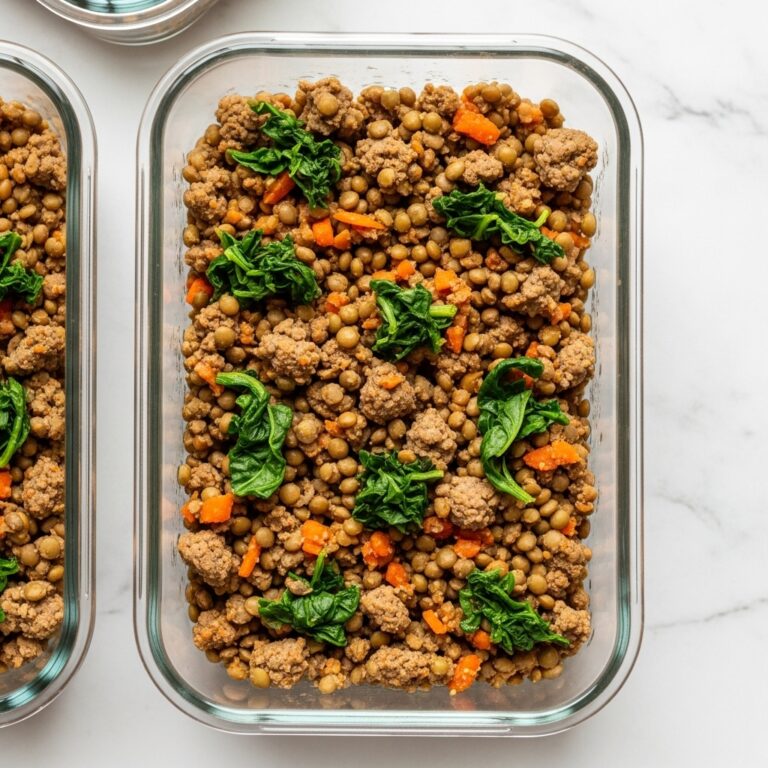 Homemade Dog Food with Carrots, Sweet Potato, Lentils, and Spinach Recipe