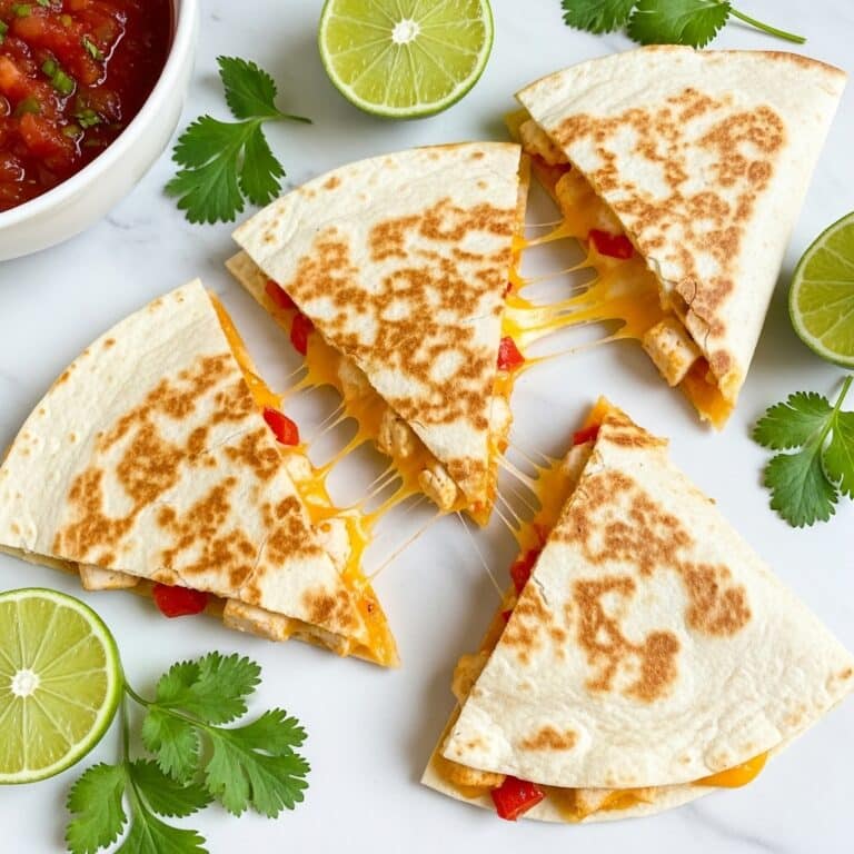Easy Chicken Quesadillas Recipe