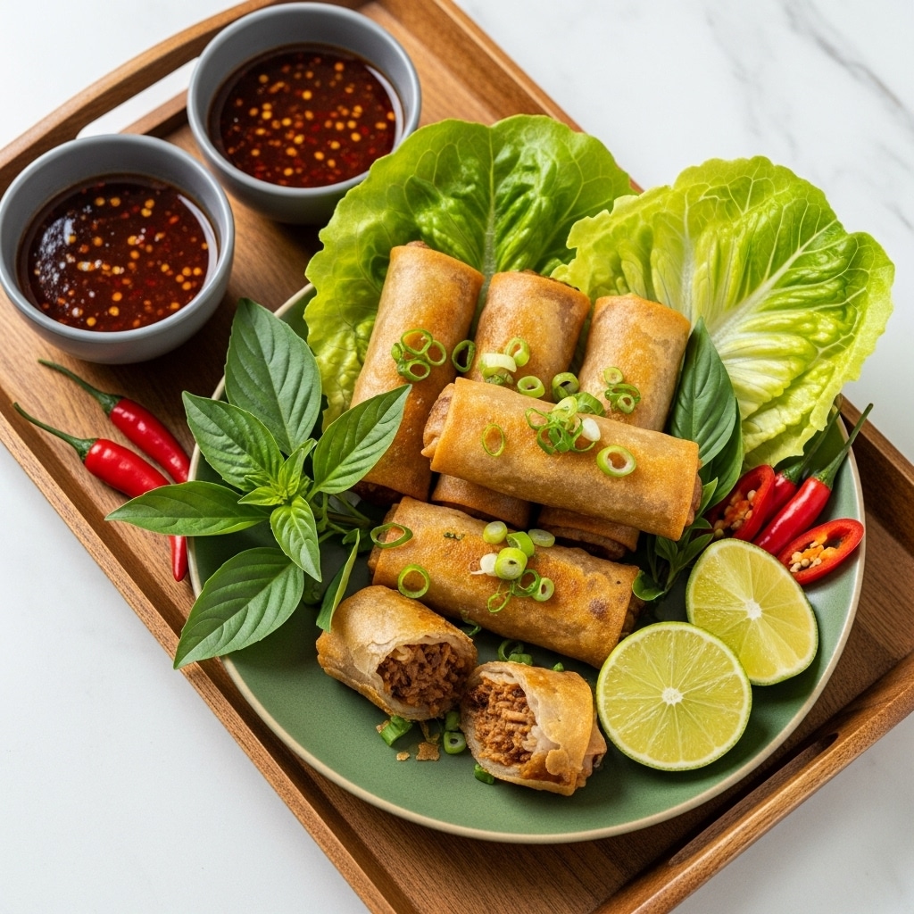 Thai Basil Beef Rolls – Fresh Thai Flavors in Every Bite Recipe