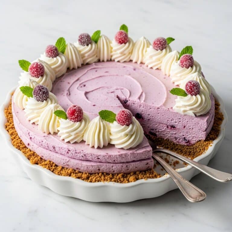 Cranberry Mousse Pie Recipe