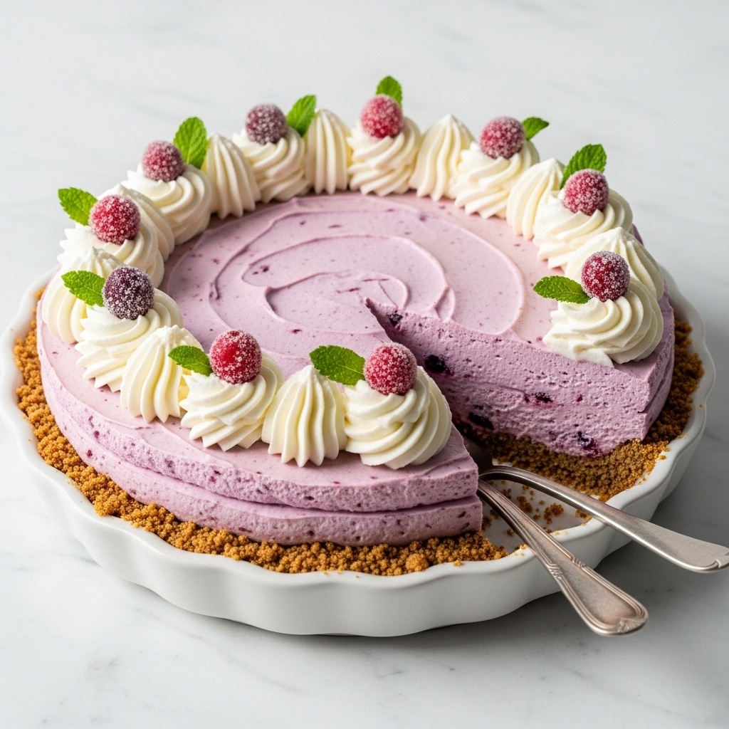 Cranberry Mousse Pie Recipe