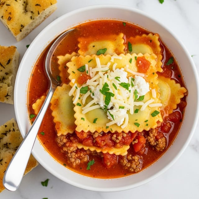 Easy Lasagna Soup Recipe