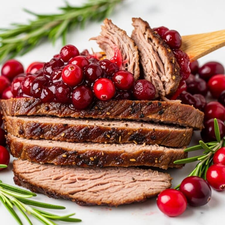 Slow Cooker Cranberry Brisket Recipe
