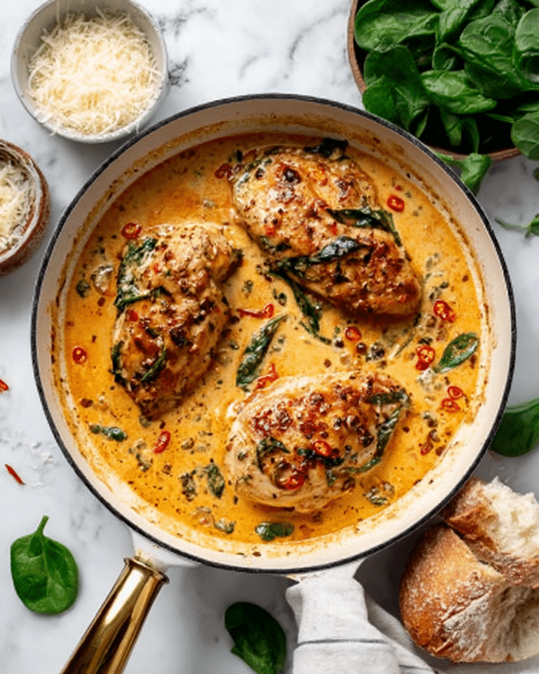 Smoked Marry Me Chicken with Sun-Dried Tomatoes and Fettuccini Recipe