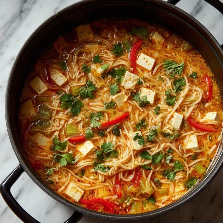 One Pot Peanut Sauce Noodles Recipe