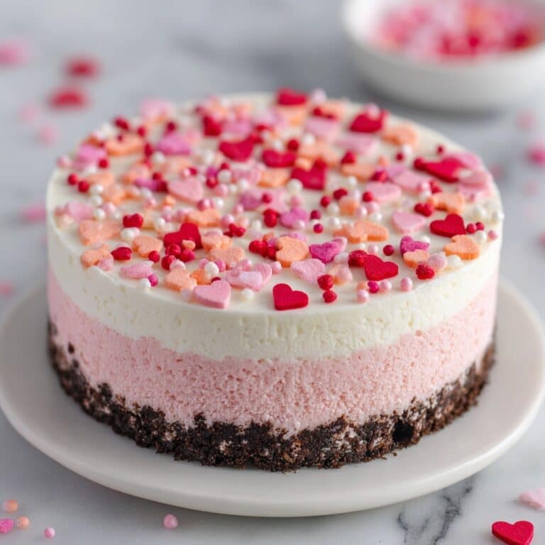 Valentine’s Day Strawberry Cheesecake Recipe