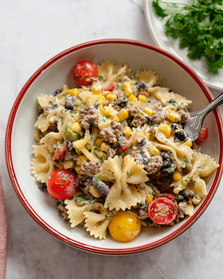 Cowboy Caviar Pasta Salad Recipe