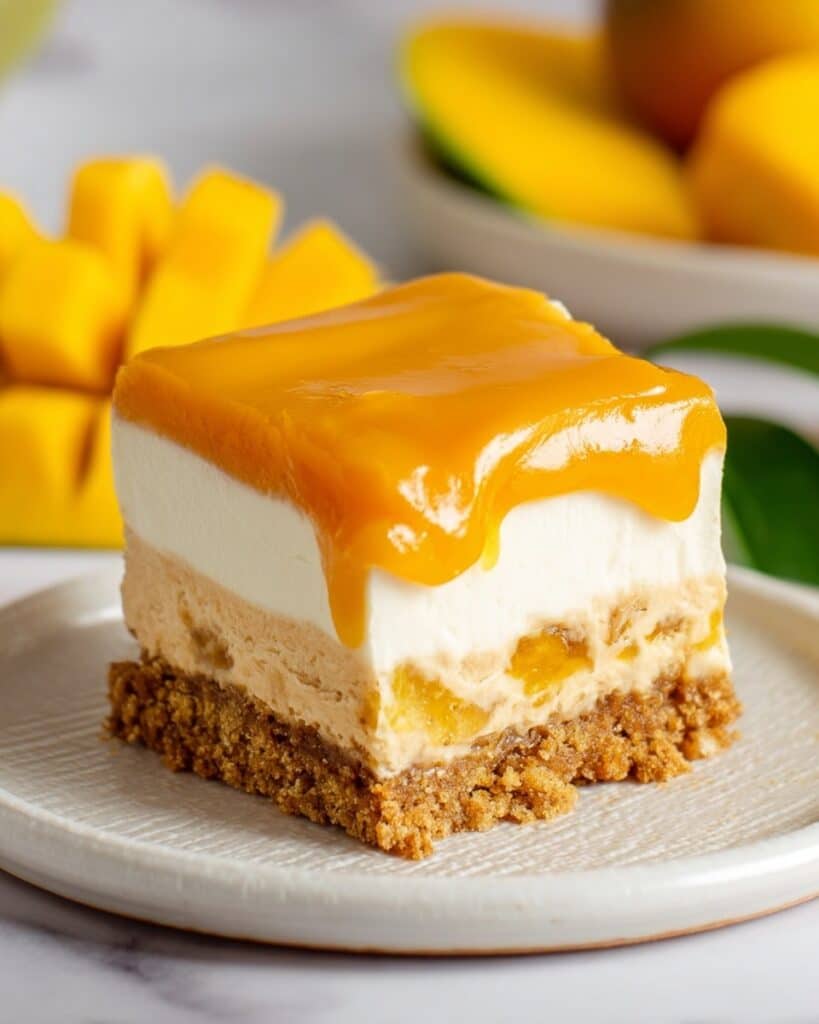 Eggless Dairy-Free Mango Tiramisu Recipe