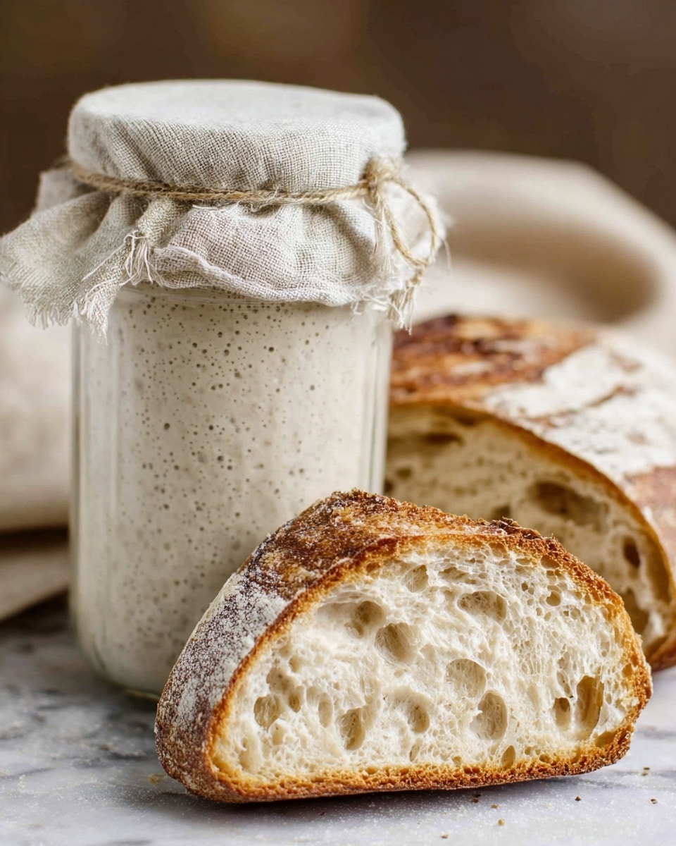 The image shows several round loaves of crusty bread with a rough, cracked surface dusted with white flour. Each loaf has a golden-brown center with darker spots from baked seeds or grains, and rough, uneven edges. The layered texture includes a thick crust with deep cracks revealing a soft, airy inside. The breads sit closely together on a white marbled texture. photo taken with an iphone --ar 4:5 --v 7