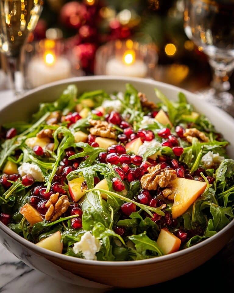 Christmas Salad with Honey Mustard Dressing Recipe