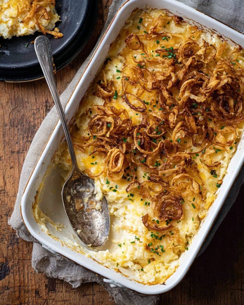 French Onion Funeral Potatoes Recipe