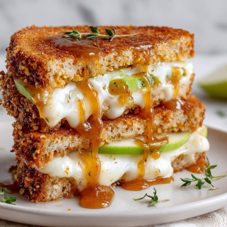 Apple Butter Brie Grilled Cheese Recipe