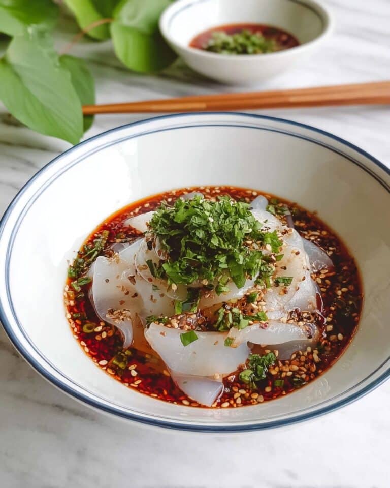 Soy Chili Oil Rice Paper Noodles Recipe