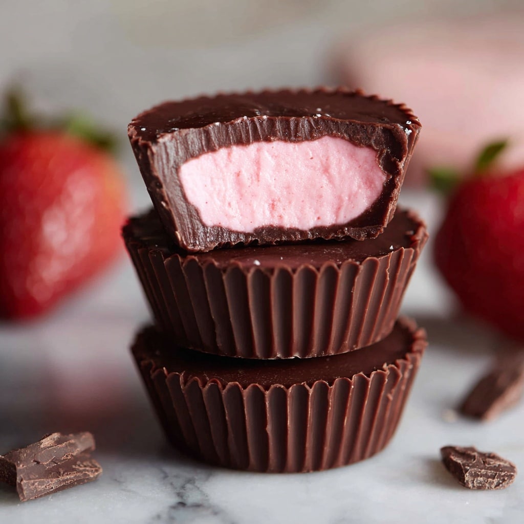 Strawberry Cream Chocolates Recipe