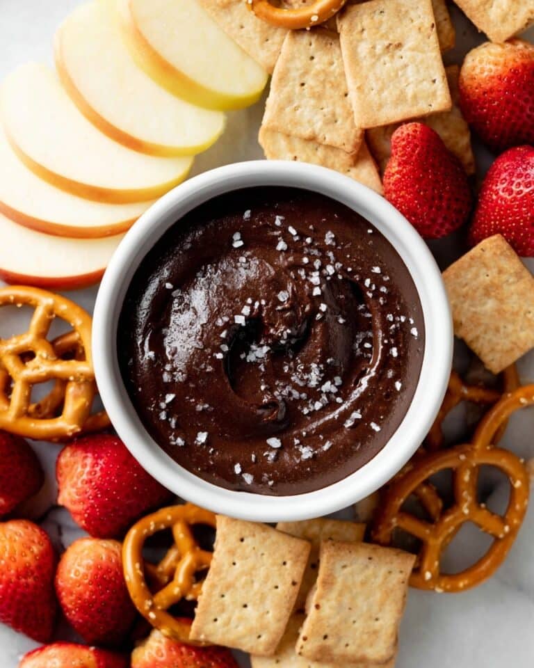 Brownie Batter Chocolate Hummus Recipe
