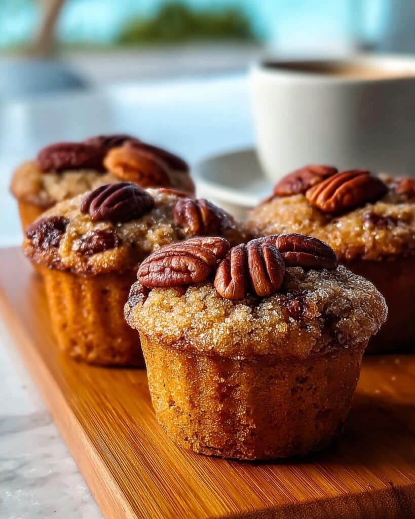 Pecan Pie Brown Sugar Muffins Recipe