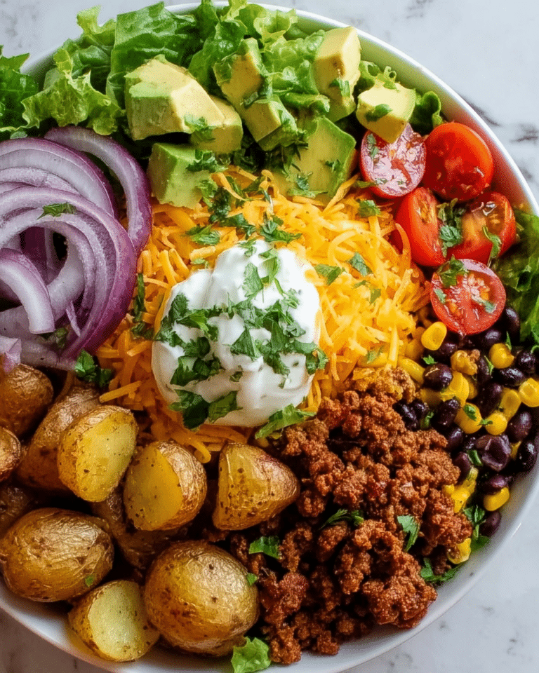 Loaded Potato Taco Bowl Recipe