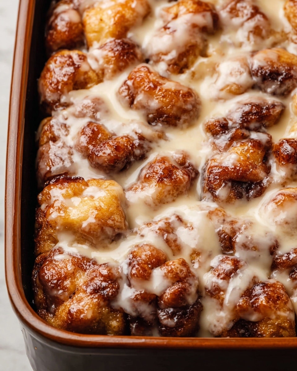 Cinnamon Brown Butter Focaccia with Vanilla Icing Recipe