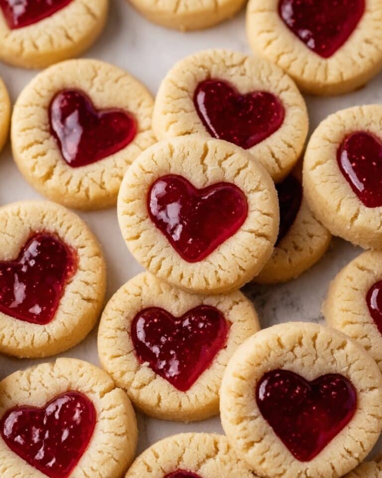 Thumbprint Heart Cookies Recipe