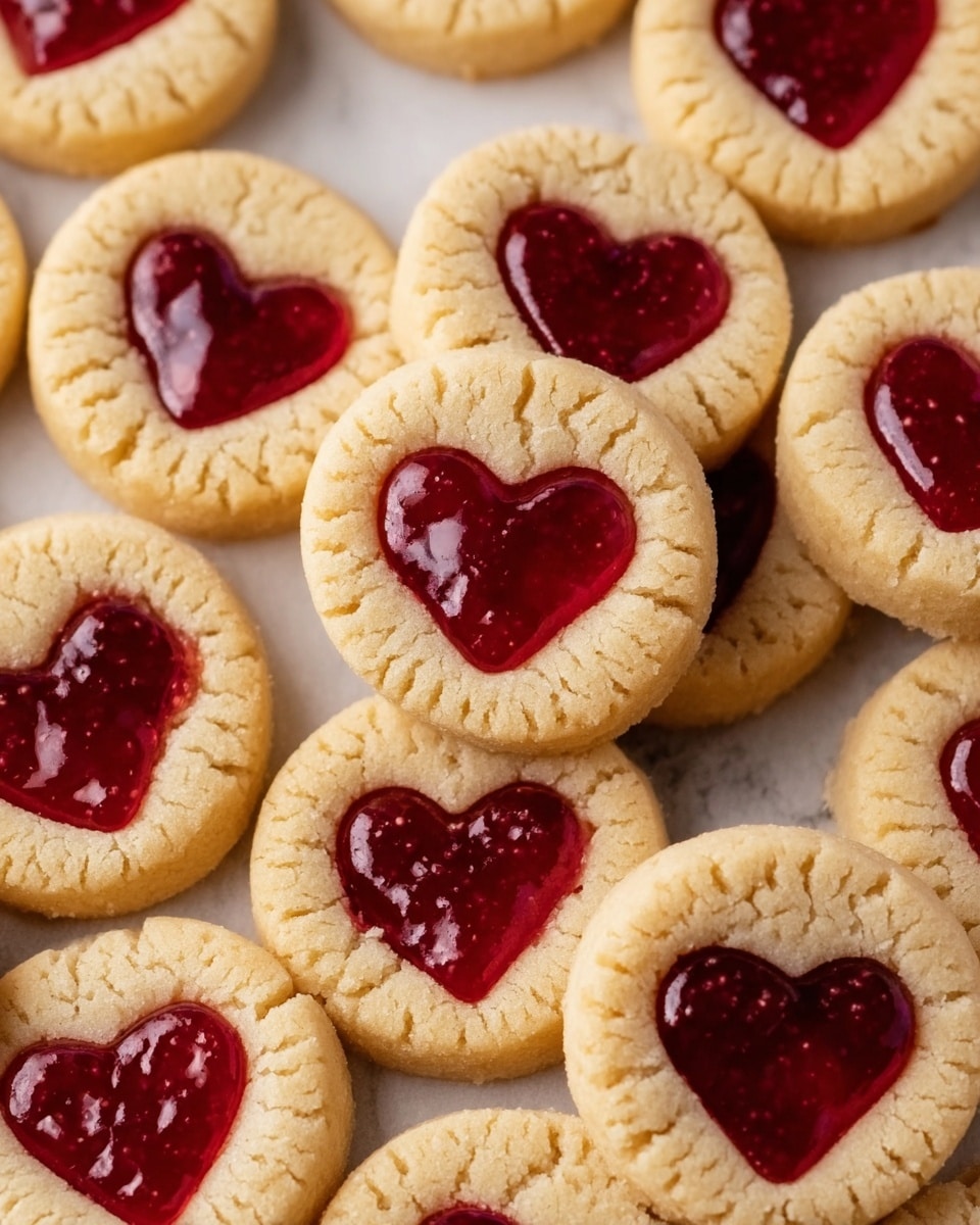 Thumbprint Heart Cookies Recipe