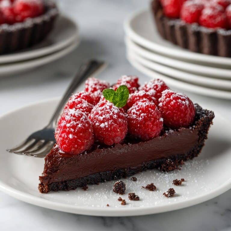 Easy Chocolate Raspberry Tart Recipe
