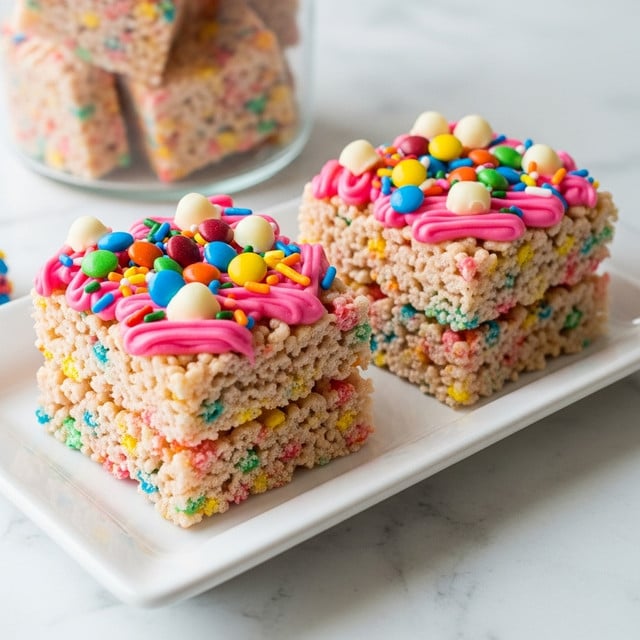 Circus Animal Cookie Rice Krispie Treats Recipe