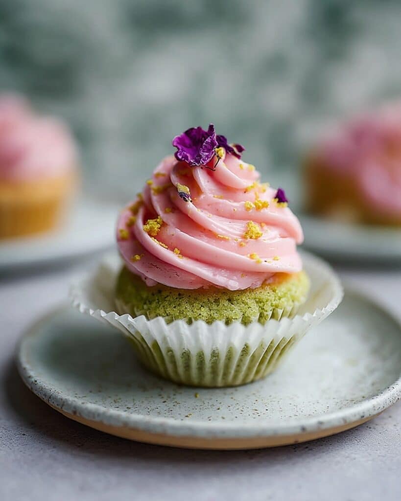 Vegan Mini Rose Cupcakes Recipe