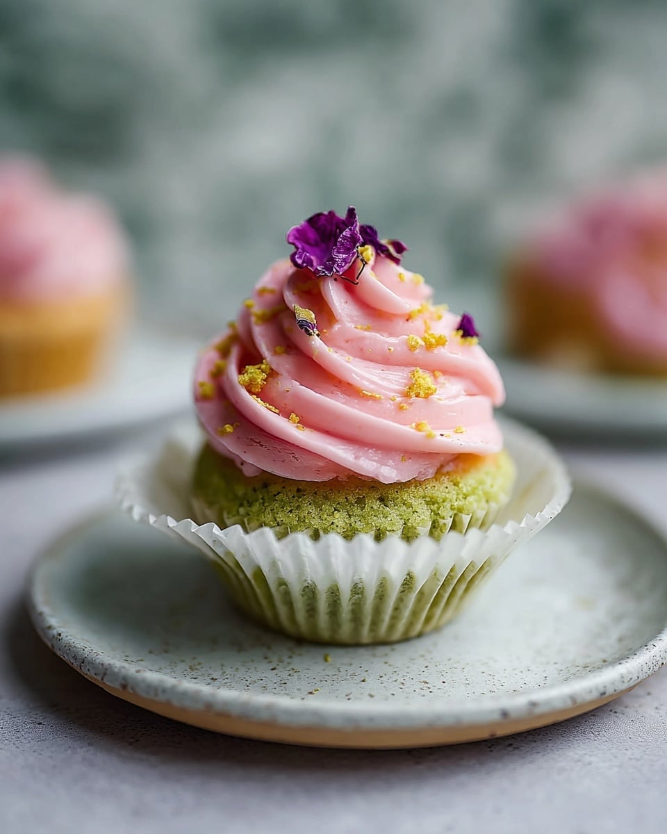 Vegan Mini Rose Cupcakes Recipe