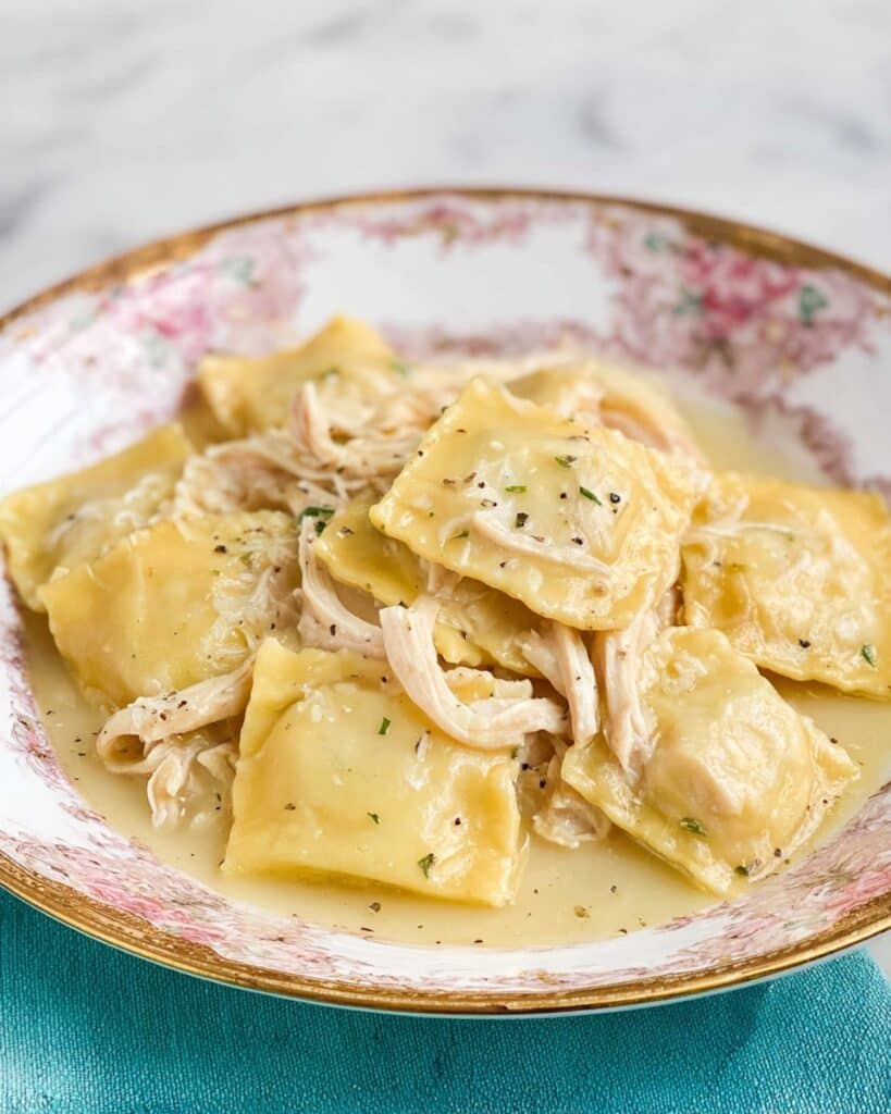 Easy Chicken and Dumplings with Frozen Dumplings Recipe