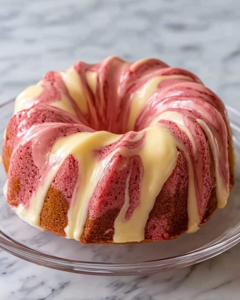 Strawberry Milkshake Pound Cake Recipe