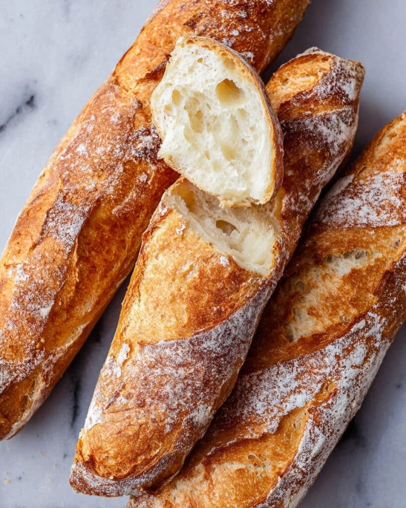 No Knead Baguette Recipe