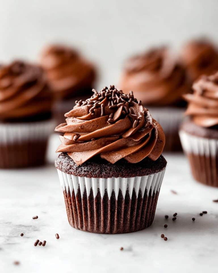 Chocolate Cupcakes with Rich Chocolate Frosting Recipe