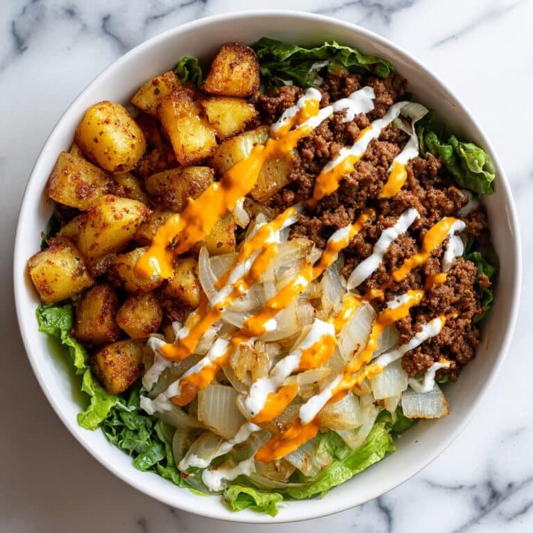 Savory Smash Burger Bowl: A Low-Carb Delight Recipe