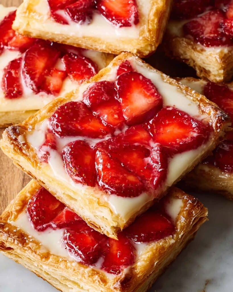 Sweet Strawberry Cream Cheese Danish Recipe