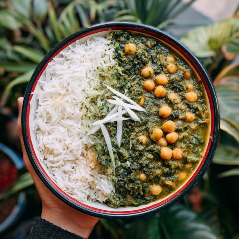 Chana Saag (Indian Spinach and Chickpeas Curry) Recipe