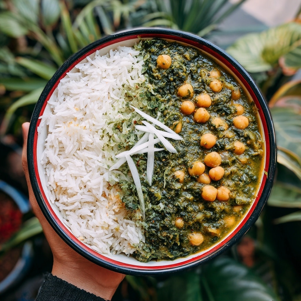 Chana Saag (Indian Spinach and Chickpeas Curry) Recipe
