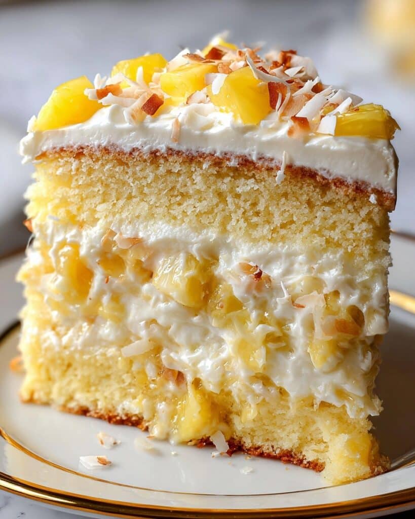 Pineapple Coconut Dream Cake Recipe
