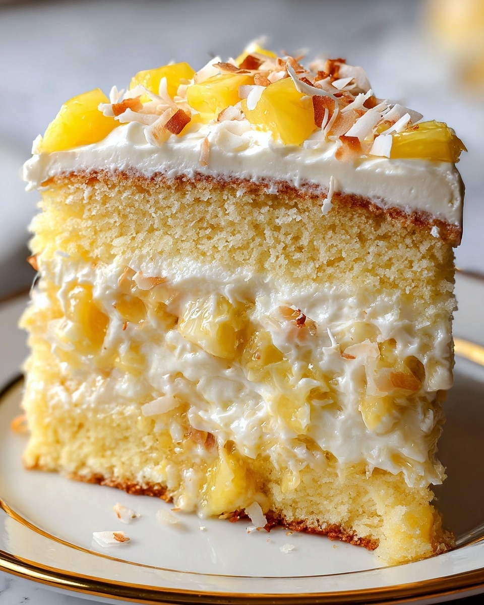 Pineapple Coconut Dream Cake Recipe