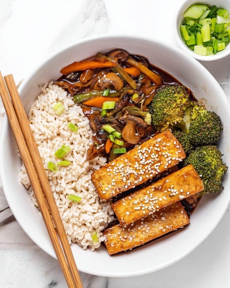 Braised Tofu with Vegetables and savory soy sauce Recipe
