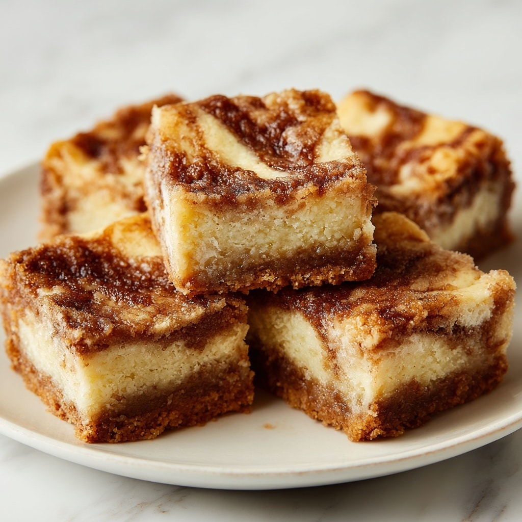 Viral Cinnamon Roll Shortbread Bars Recipe