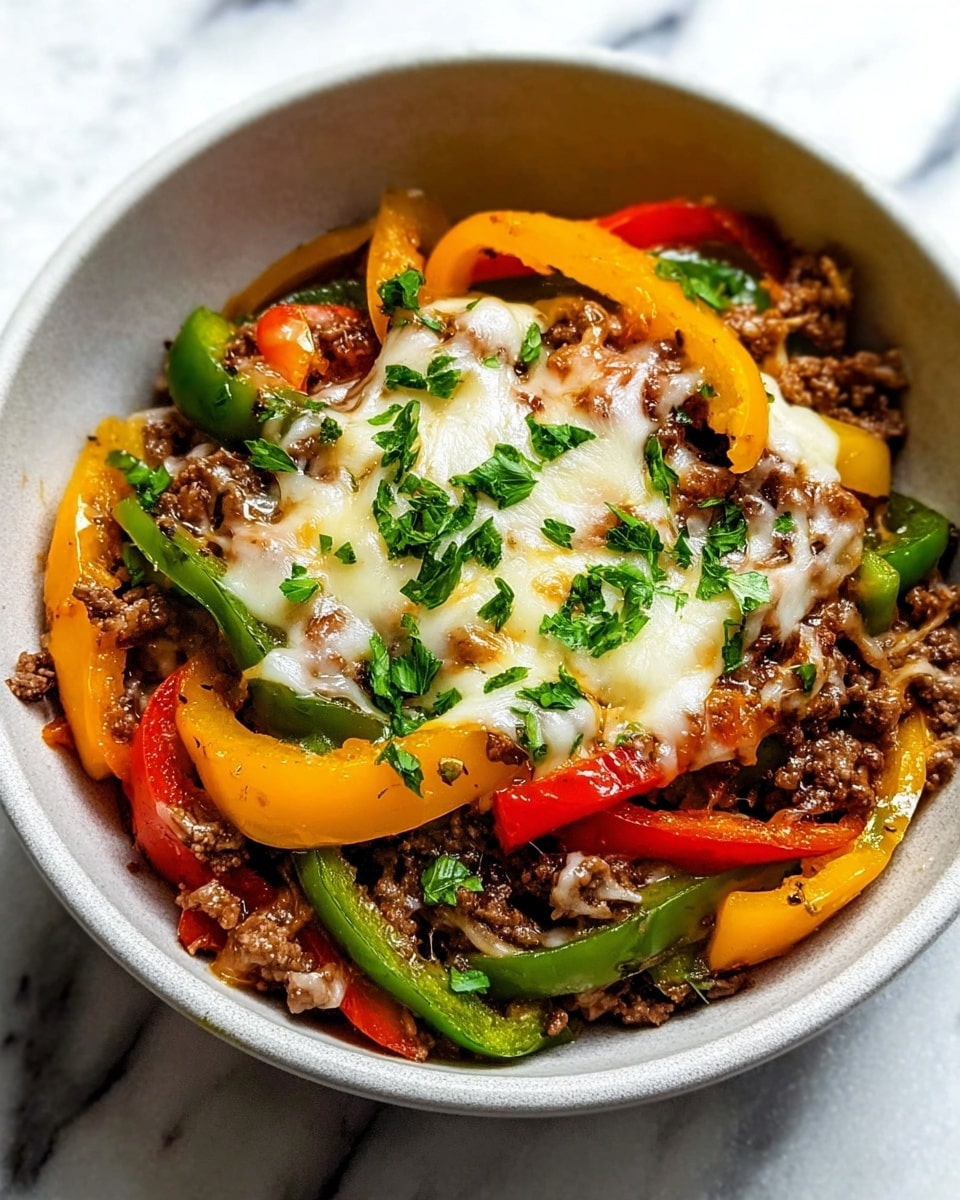 Philly Cheesesteak Bowls – Easy Low Carb Dinner Recipe