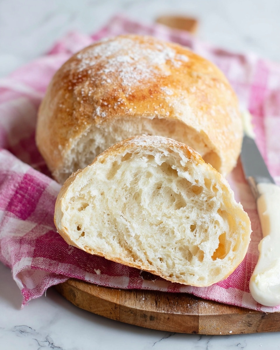 5-Ingredient Crusty Panini Bread (No Knead) Recipe