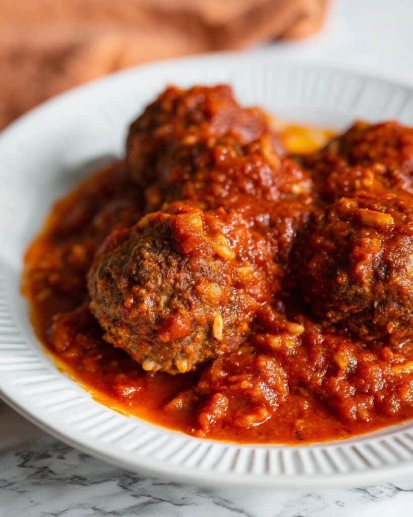 Old-Fashioned Porcupine Meatballs Recipe